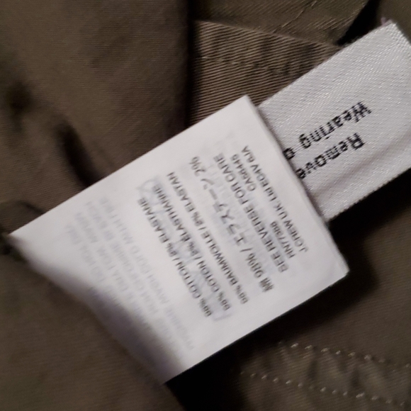 NWOT J Crew Women's Field Jacket Ruched-Sleeve Army Fatigue Green  S - Picture 7 of 8